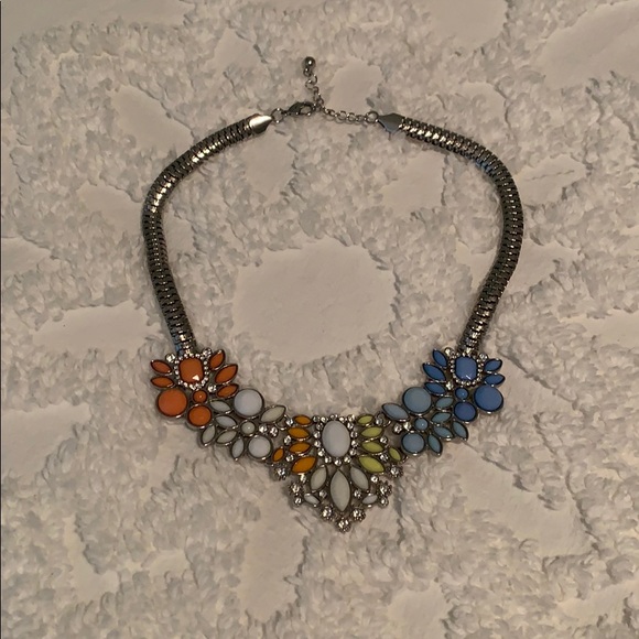 💎 Beautiful, Colorful Statement Necklace 💎 - Picture 1 of 4